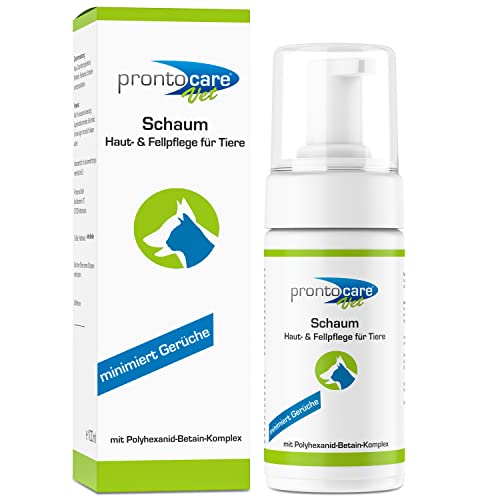 Prontocare-Vet Schaum 100ml - Optimal auch zur Reinigung des äußeren Gehörganges bei Tieren Cover