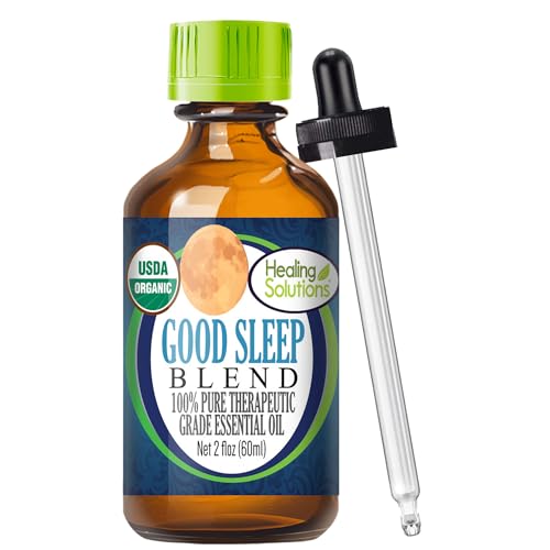 Healing Solutions 2 oz Sleep Essential Oil for Diffuser, Relaxation,