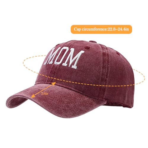 Image of XYIYI Vintage Washed Distressed Baseball Cap Adjustable Cotton Dad Hat for Women Men