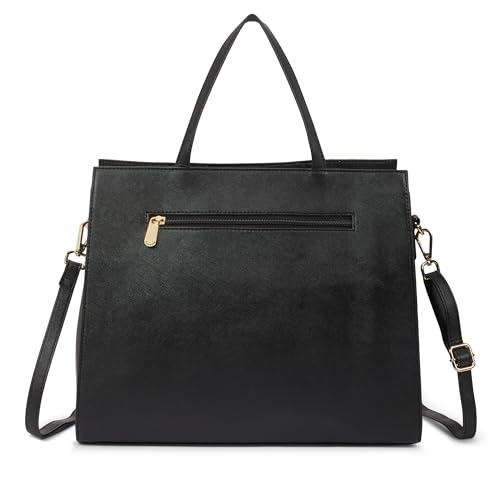 Image of Caprese Jelly Large Satchel Bag for Women with Adjustable & Detachable Strap | Multiple Compartments | Versatile Shoulder, Crossbody & Handheld Bag for Work, Travel, and Everyday Use