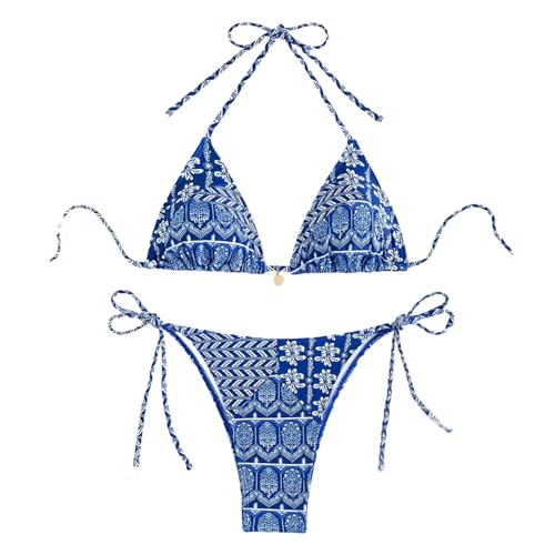 Maillot de bain bikini sexy imprimé avec sa coupe triangle unique