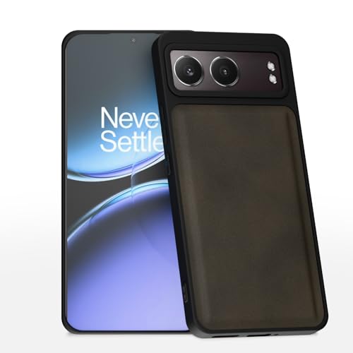 Image of Pikkme Back Cover for OnePlus Nord 4 5G | PU Leather, Full Camera Protection, Super Soft-Touch & Raised Edges Bumper Case (Brown)
