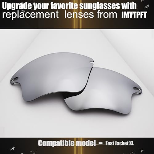 Verres polarisés Oakley Fast Jacket XL Titanium Mirror - Pack de 2 optiques de rechange
