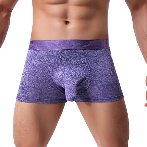 Men's Pouch Cotton Underwear Boxer Briefs with Elephant Nose Classic Exotic Trunks Jockstrap Bulge Enhancer Sexy Soft3