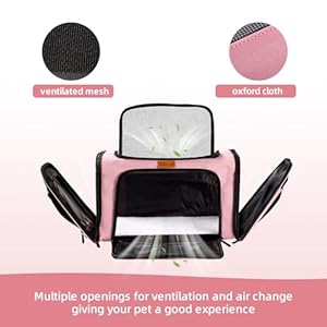 Pet-Carrier-for-Cats-Dogs-and-Puppies-up-to-15-lbs-Portable-CollapsibleOutdoors-Car-Pet-Bag-Black - Cucciolini Doodles   Pet-Carrier-for-Cats-Dogs-and-Puppies-up-to-15-lbs-Portable-CollapsibleOutdoors-Car-Pet-Bag-Black