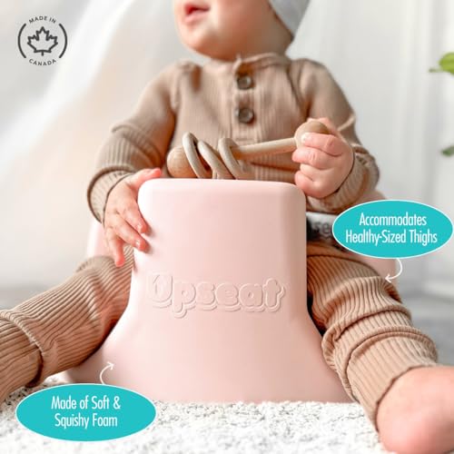 Image of Upseat - The Original Ergonomic Baby Floor & Booster Seat with Tray, Developed with Physical Therapists for Upright Posture & Healthy Hip Development, 4-24 Months, Dishwasher-Safe Extra-Large Tray