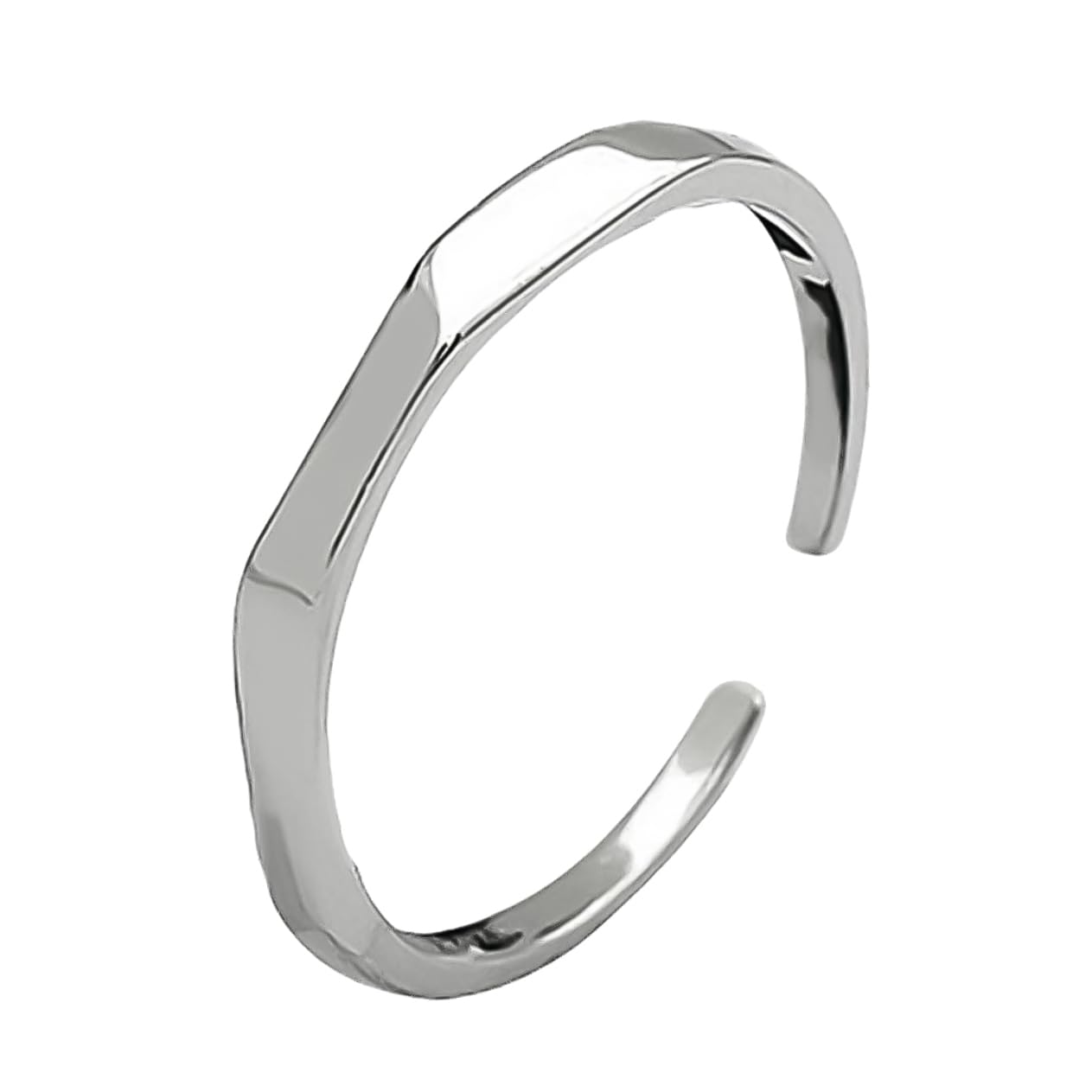 Alliance en argent sterling bague élégante couple