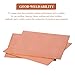 WSYCWG Copper Square Plate 5Mm Thick, Pure Copper Material Plate 50×100Mm-100×150Mm Perfect for Industrial Applications,5×100×100mm