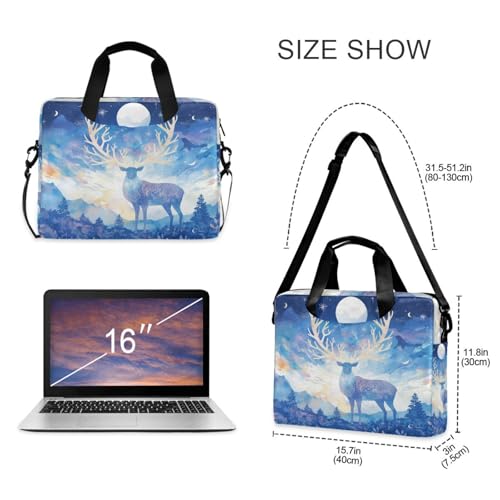 Bolso portátil con asa y correa para laptop 15.6 pulg miniatura 5