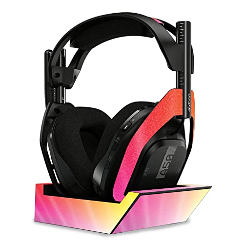 Image of MightySkins Glossy Glitter Skin Compatible with Astro A50 Wireless Headphones + Base Station (Gen 4) - Sunset Blur | Protective, Durable High-Gloss Glitter Finish | Easy to Apply | Made in The USA