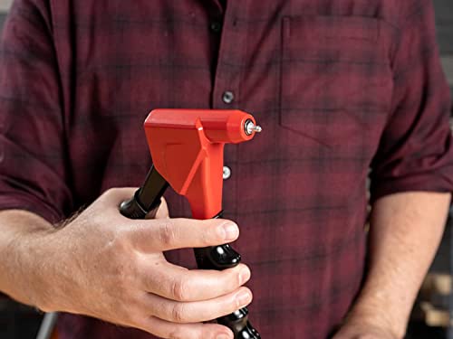 Arrow Rt200Mkit Headless One-Handed Rivet Tool Kit, Manual Riveter Set For Metal, Fabric, Leather, And Auto Repair, Uses 1/8-Inch, 5/32-Inch, 3/16-Inch Rivets, Includes Storage Case And 300 Rivets #TOP6