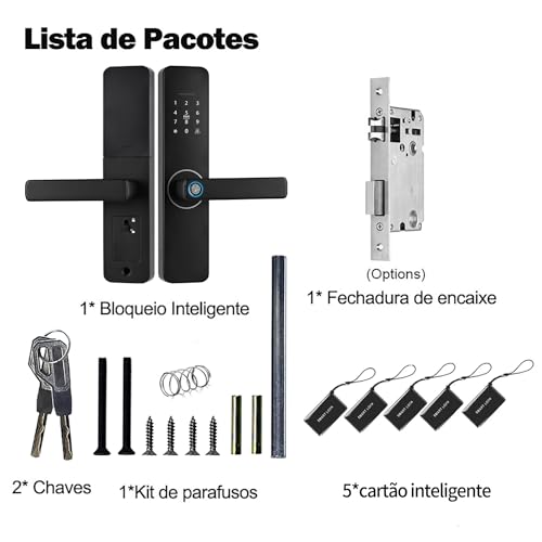 Digital electronic lock, smart Fingerprint Lock, for Home house biométrica Bloqueio de entrada digit