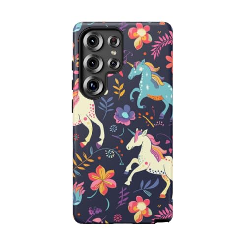Coque rigide mate Samsung S25 Ultra anti-rayures licorne