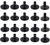 Cymbal Stand Sleeves, 20 PCS Drum Sleeve Plastic Felt Sleeve Set Drum Accessories Black