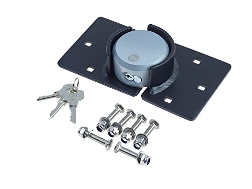 Yale Van Lock - Maximum Security - Corrosion Resistant - Suitable for Vans Sheds, Garages Black/Silver, Black /Silver