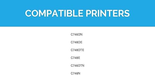 Miniatura 9 de LD Productos Cartucho de tóner remanufacturado de repuesto para Lexmark C748 C746H1KG alto rendimiento (negro, paquete de 2) compatible con C746DN