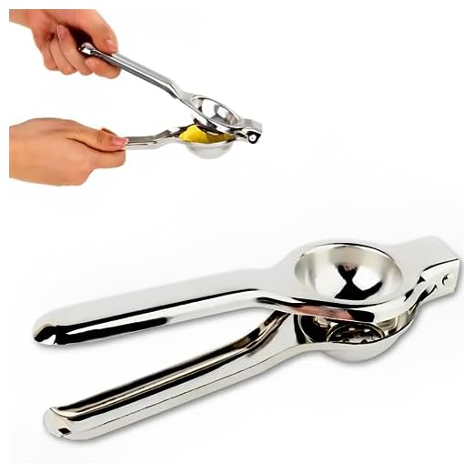 Espremedor de Laranja e Limão Manual Para Sucos e Frutas Aço Inox Forte Resistente