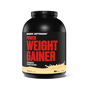 Body Attack Power Weight Gainer Complément pour Sportif Vanille
