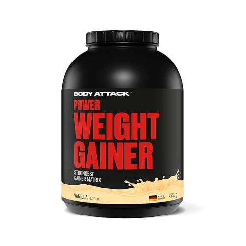 Body Attack Power Weight Gainer Complément pour Sportif Vanille