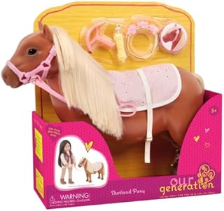 Our Generation Shetland Pony Toy with Accessories Set