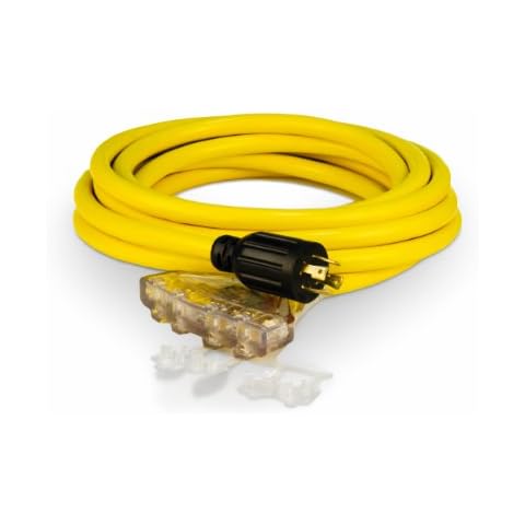 Champion 25-Foot 30-Amp 125/250-Volt Fan-Style Generator Extension Cord (L14-30P to four 5-20R) Cover
