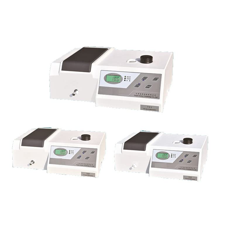 Selbstausrichtendes Design des optischen Pfads Spektralfotometer mit Digitalanzeige 721 Spektralfotometer for sichtbares Licht Fotometer für Komfortarbeit