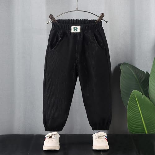 Boys Cargo Pants Toddler Boys Casual Sweatpants Long Trousers with Elastic Waist Perfect for Everyday Wear and2