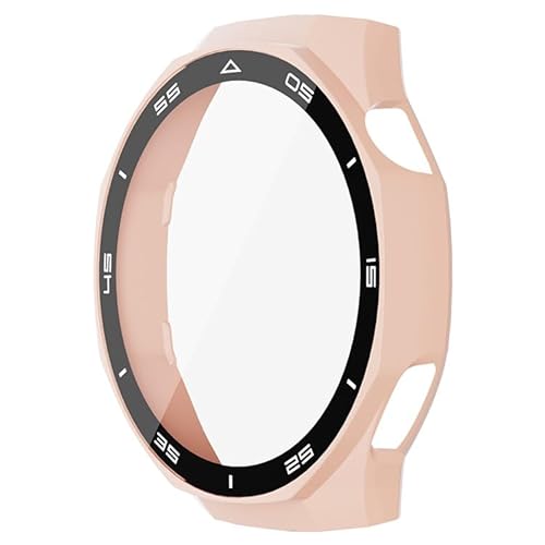 [LUNBER-ARMOR] For HUAWEI WATCH GT6 Pro 46mm �P�[�X �J�o�[ �t���ʋ����K���X �S�ʕی� �t���ی�P�[�X �P�F/�N���A �t�B������� �n�[�h�P�[�X �t�@�[�E�F�C�E�H�b�` GT 6 �v��(���C�g�s���N)