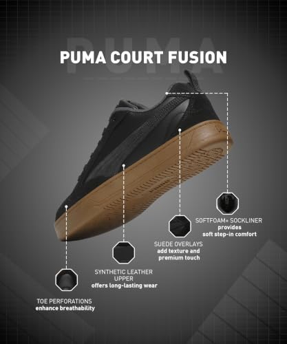 Image of Puma Unisex-Adult Court Fusion Sneaker