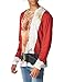 Faux Real Men's 3D Photo-Realistic Ugly Christmas Sweater Long Sleeve T-Shirt, Bad Santa, XX-Large