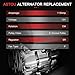 ASTOU New Alternator Stable High Output Compatible for Jeep for Patriot 2007-2016 for Dodge for Avenger 2008-2013 for Jeep for Compass 2007-2016 Alternator Rebuild Kit Replace 11231