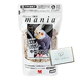 黒 瀬ペットフード マ ニア man ia 中型インコ 1L 1個 鳥 インコ オカメインコ 餌 鳥の餌 インコの餌 皮つき 無着色 保存料無し 6種類の野菜顆粒 3種類のフルーツ顆粒 + Soicouluerティッシュ付き