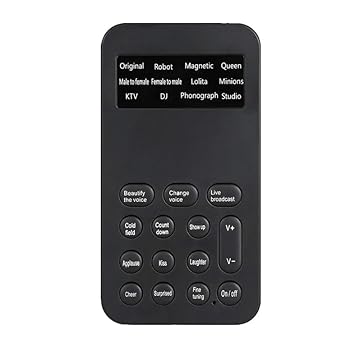 FREDI HD PLUS Portable Voice Changer Device for Mobile & Laptop | Multi-Effect Sound Modulator with 12+ Modes, Real-Time Monitoring, Noise Reduction & USB Rechargeable