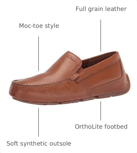 Image of Clarks Mens Markman PlainDriving Style Loafer