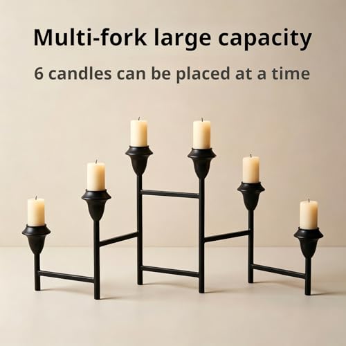 Centres de table en fer rétro avec support chandelier mariage - 5