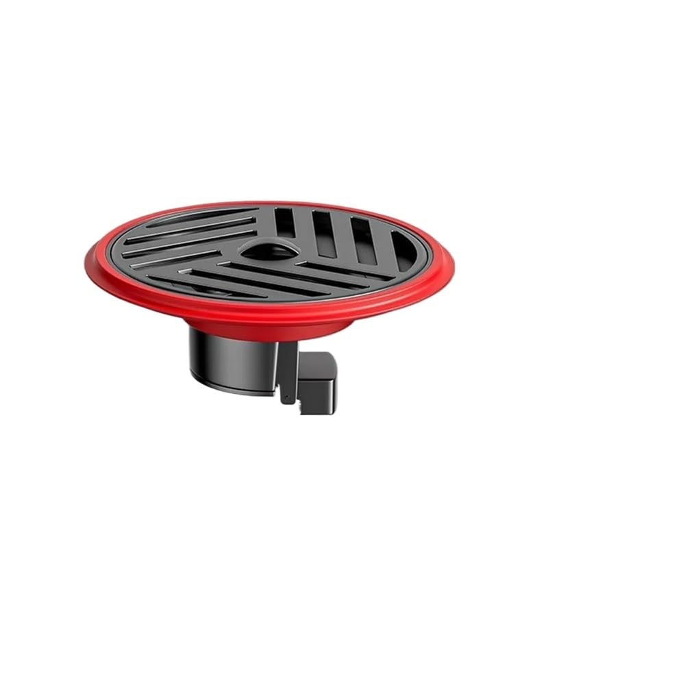 Sunrrafck Gray-2 1Pc Stainless Steel Shower Floor Drain Round With Grid Grate Cover Fast Drainage Insectproof Anti-Odor(Gray-2)