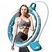 vlutfeir Smart Hula Hoop Reifen, 2-in-1 Massage Hula Hoop Reifen mit Verstellbare Abnehmbare Knoten für Erwachsene & Kinder zur Gewichtsabnahme und Taille/Hüfte trainieren
