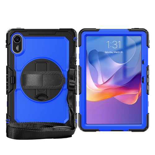 Funda Xiaomi Redmi Pad2 de 11 pulgadas 2025 giratoria 360 con protector de pantalla azul C