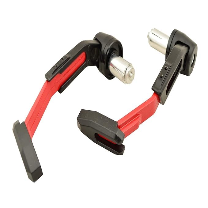 GadiBike Bike Motorcycle Adjustable Brake Clutch CNC Lever Protector Guard (Red) for TVS Apache 310 RR-picture-18