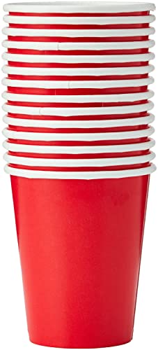 Unique Party - 31456 - Paquet de 14 Gobelets en Carton - 270 ml - Rouge