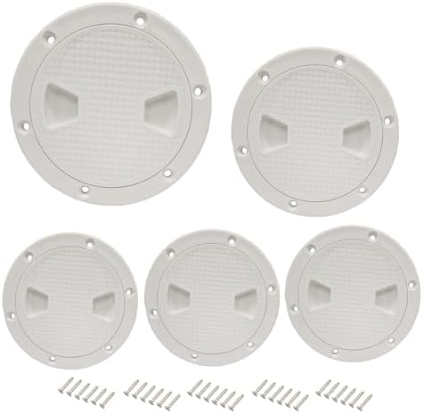 LBKYJ 4 Pack 4" 6" Boat Round Non Slip Inspection Hatch - Foto 13