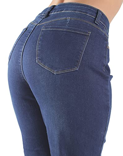 Women's Juniors Mom-Fit High Waist Loose Straight Leg Jeans (2138)2
