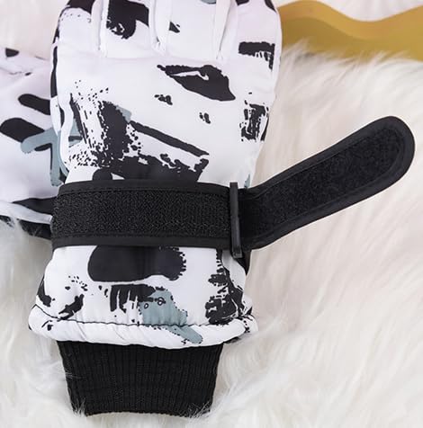 FGSS Gants de ski pour enfants, garçons et filles, gants d'hiver chauds et imperméables, coupe-vent, gants de snowboard pour temps froid