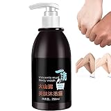 SGKcnvw Volcanic Mud Body Wash Whitening 250ml, Volcanic Mud Shower Gel, Instant Whitening Bath Crea