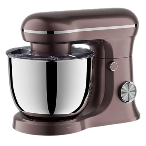 Royal Swiss® Robot Pâtissier 1500W –5L – 10 Vitesses + Fonction Pulse | Mouvement Planétaire 360° | Bol Inox & Couvercle Anti-Éclaboussures,Avec...