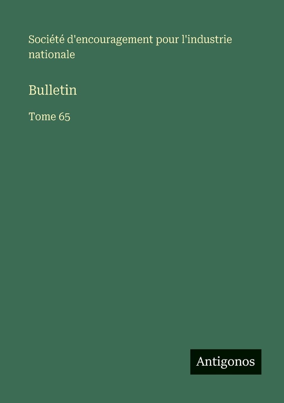 Bulletin: Tome 65