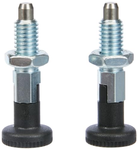 Image of Ganter Normelemente GN 717-5-M8-CK-ST Locking Bolt, Silver, Gewinde d2: M8, Set of 2 Pieces