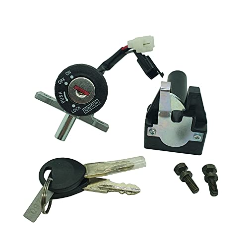 one by Camamoto cod. 77208221 kit de verrouillage complet pour démarrage et sous les clés de selle compatible avec yamaha bw's - mbk booster spirit - slider - stunt année 2000-2001-2002-2003 | réf. orig. Mbk / Yamaha 3VLH250100-5JHH20210000