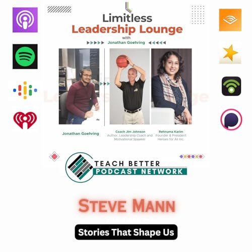 『Stories That Shape Us: Leadership, Legacy, and Life with Steve Mann』のカバーアート