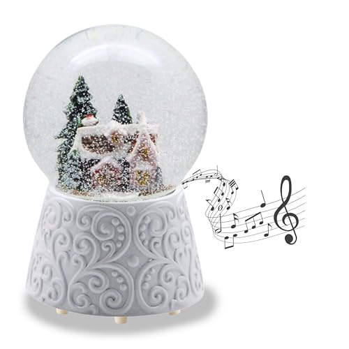 Schneekugel Weihnachten Spieluhr | Zuckerbäckerhaus Winterwald |...